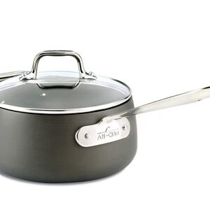 All-Clad HA1 Hard Anodized Nonstick 3.5QT Saucepan w/Lid